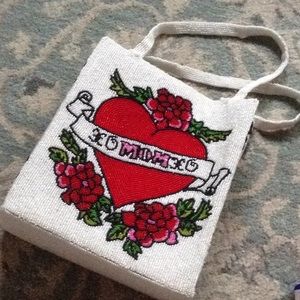 Beaded bag -one of a kind -custom made